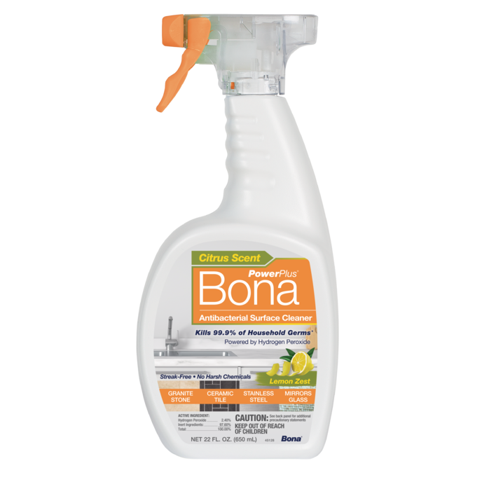 Bona PowerPlus® Antibacterial Surface Cleaner in Lemon Zest Scent
